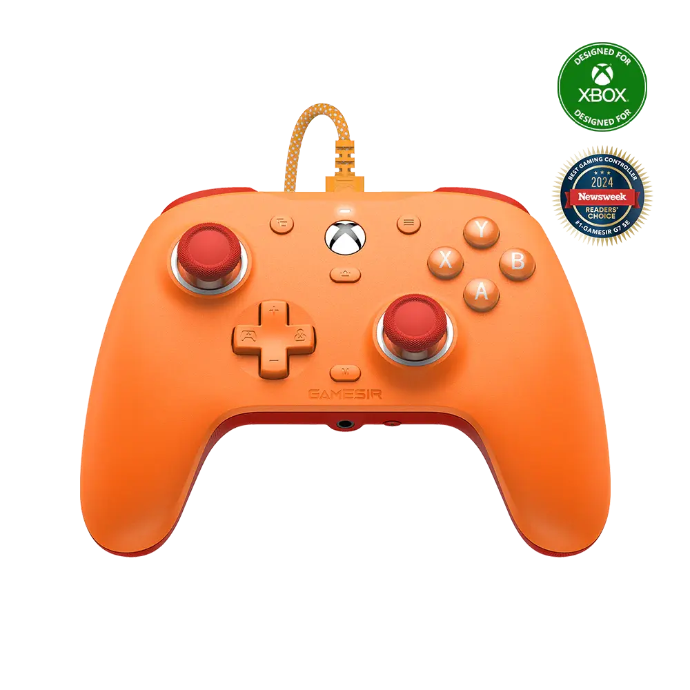 GameSir G7 SE Xbox Wired Controller - Vibrant Orange