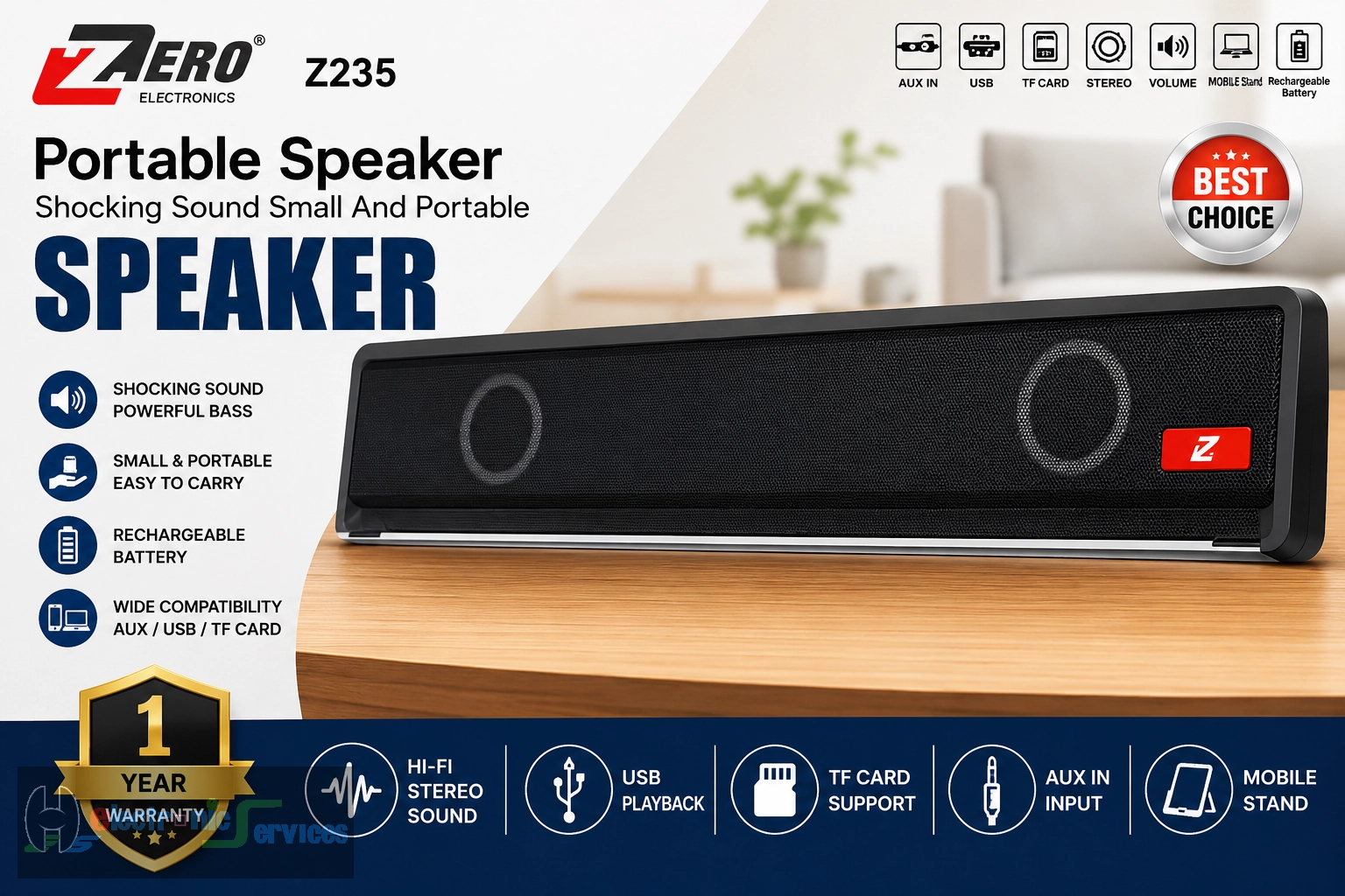 Z235 Portable Bluetooth Speaker
