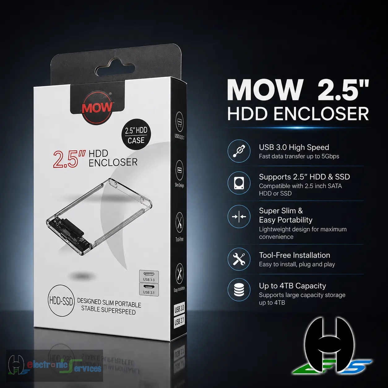 MOW 2.5" HDD Enclosure